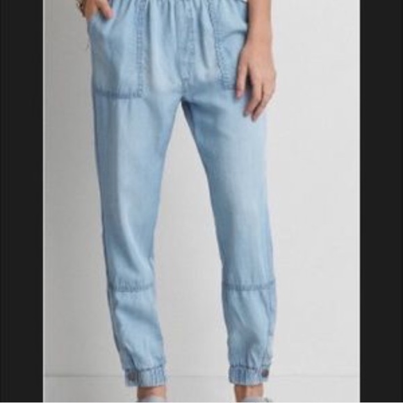 Aerie Denim Joggers Online, 58% OFF 